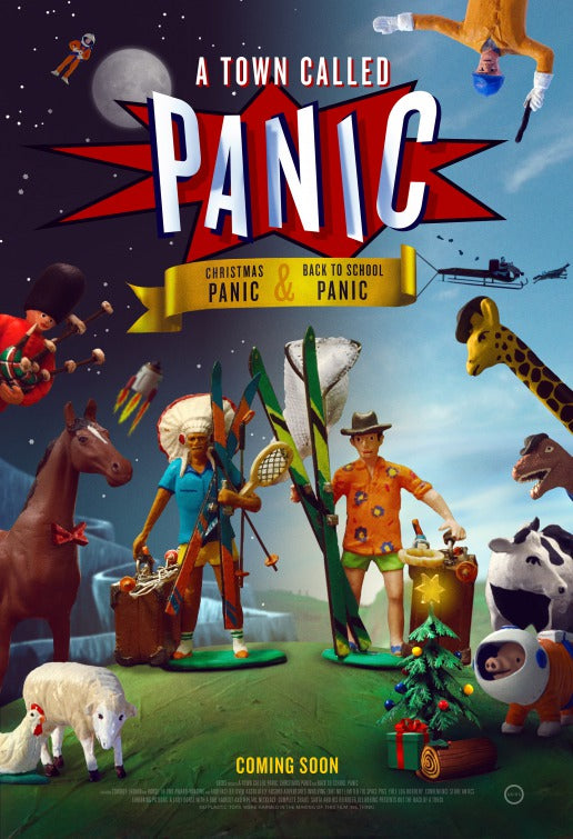 1000 piece jigsaw puzzle for the movie poster: A Town Called Panic: Double Fun (2016)