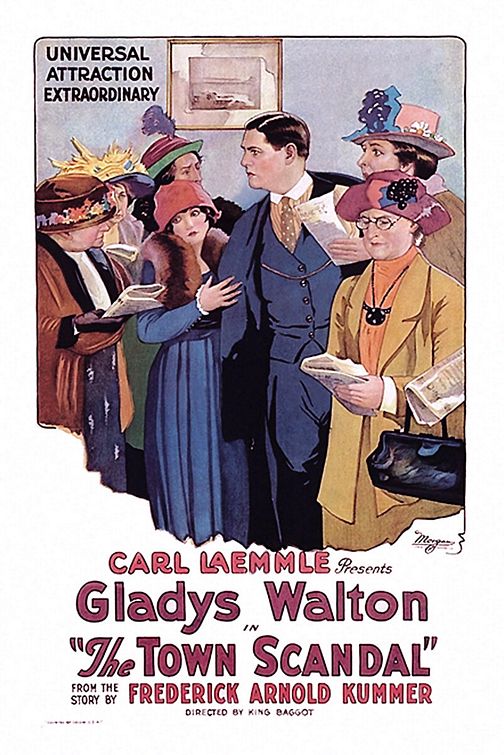 the movie poster: The Town Scandal (1923)