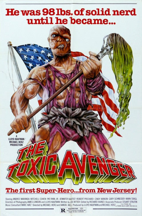 1000 piece jigsaw puzzle for the movie poster: The Toxic Avenger (1984)
