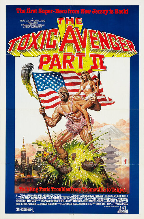 1000 piece jigsaw puzzle for the movie poster: The Toxic Avenger Part II (1989)