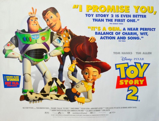 1000 piece jigsaw puzzle for the movie poster: Toy Story 2 (1999) ver4