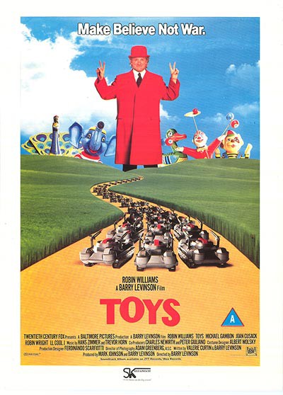 1000 piece jigsaw puzzle for the movie poster: Toys (1992) ver3