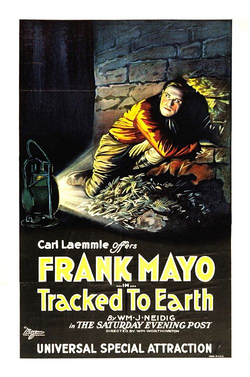 the movie poster: Tracked to Earth (1922)