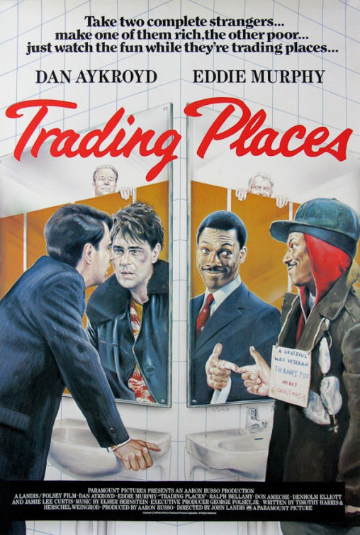 1000 piece jigsaw puzzle for the movie poster: Trading Places (1983) ver2