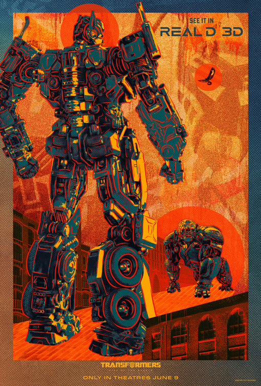 1000 piece jigsaw puzzle for the movie poster: Transformers: Rise of the Beasts (2023) ver21
