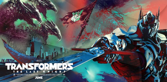 1000 piece jigsaw puzzle for the movie poster: Transformers: The Last Knight (2017) ver3