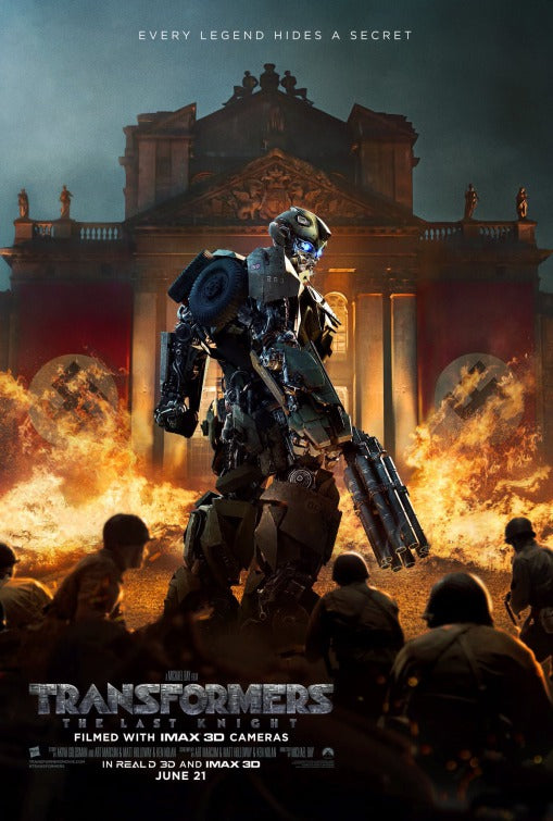 1000 piece jigsaw puzzle for the movie poster: Transformers: The Last Knight (2017) ver7