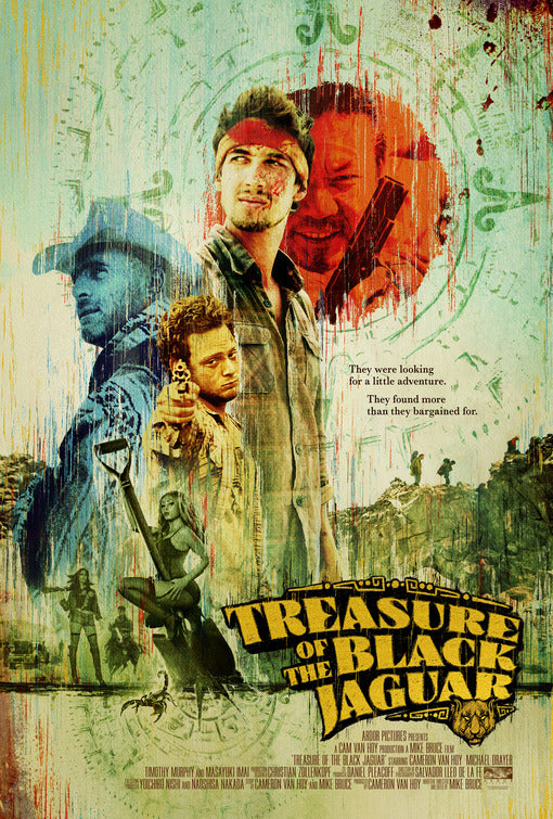 1000 piece jigsaw puzzle for the movie poster: Treasure of the Black Jaguar (2010)