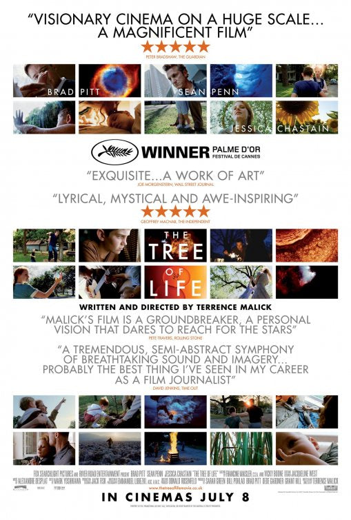 1000 piece jigsaw puzzle for the movie poster: The Tree of Life (2011) ver6