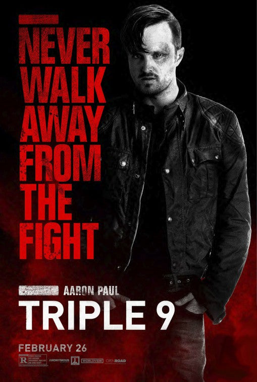 1000 piece jigsaw puzzle for the movie poster: Triple 9 (2016) ver18