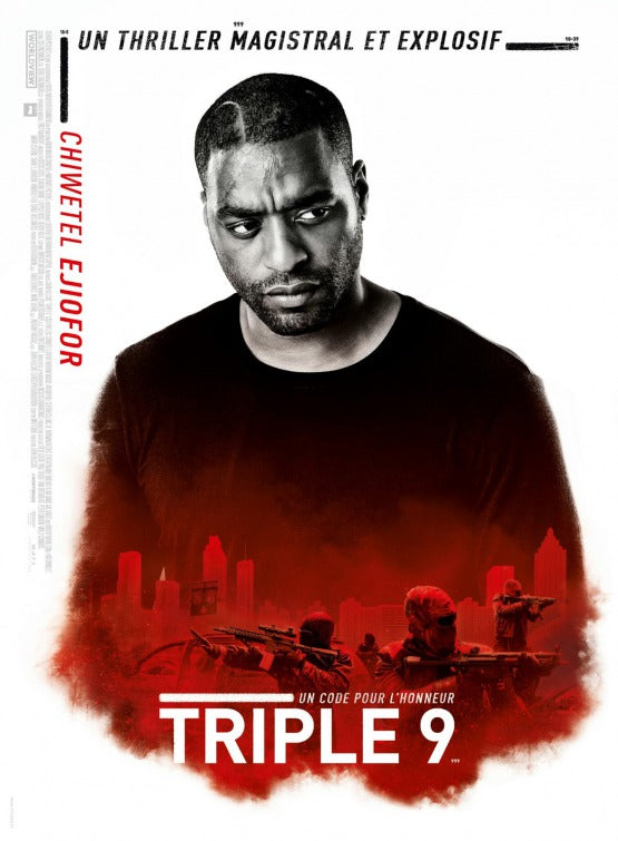 1000 piece jigsaw puzzle for the movie poster: Triple 9 (2016) ver24