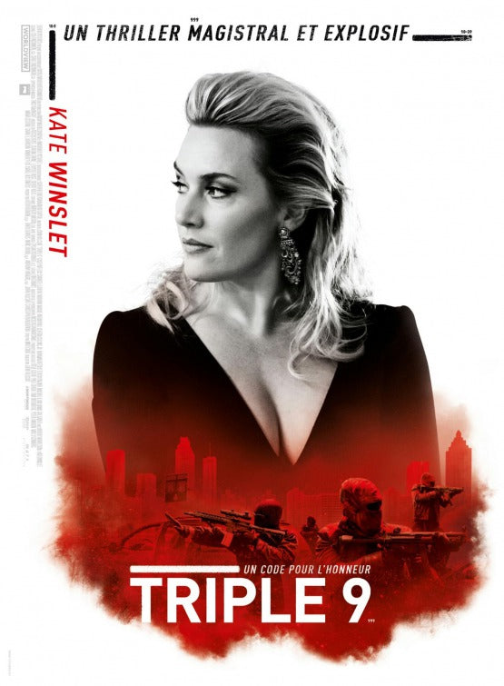 1000 piece jigsaw puzzle for the movie poster: Triple 9 (2016) ver27