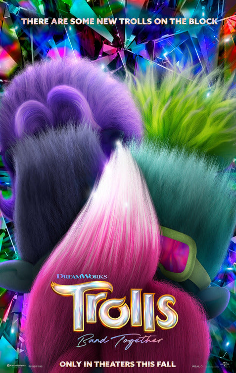 1000 piece jigsaw puzzle for the movie poster: Trolls Band Together (2023)