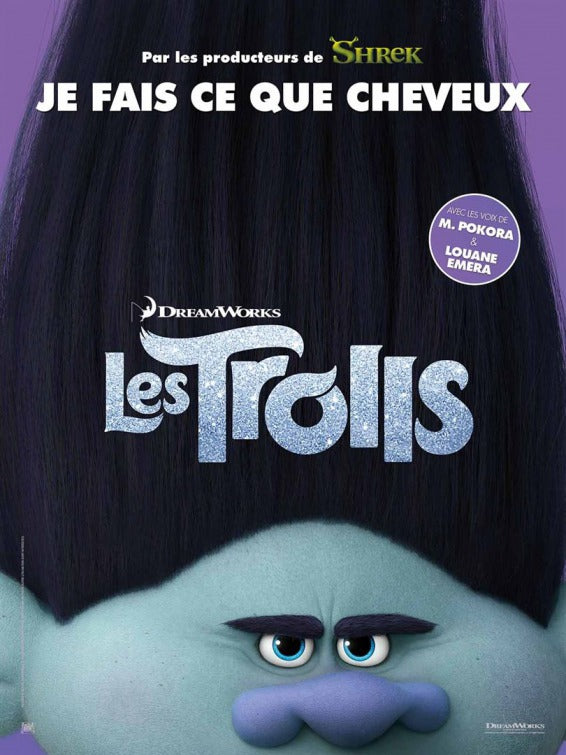 1000 piece jigsaw puzzle for the movie poster: Trolls (2016) ver13