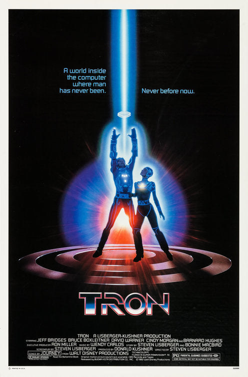 1000 piece jigsaw puzzle for the movie poster: Tron (1982)