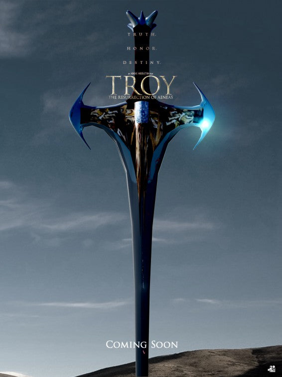 1000 piece jigsaw puzzle for the movie poster: Troy: The Resurrection of Aeneas (2018)
