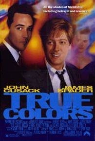 the movie poster: True Colors (1991)