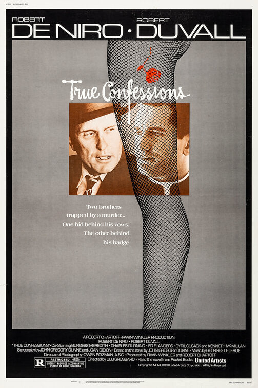 the movie poster: True Confessions (1981)