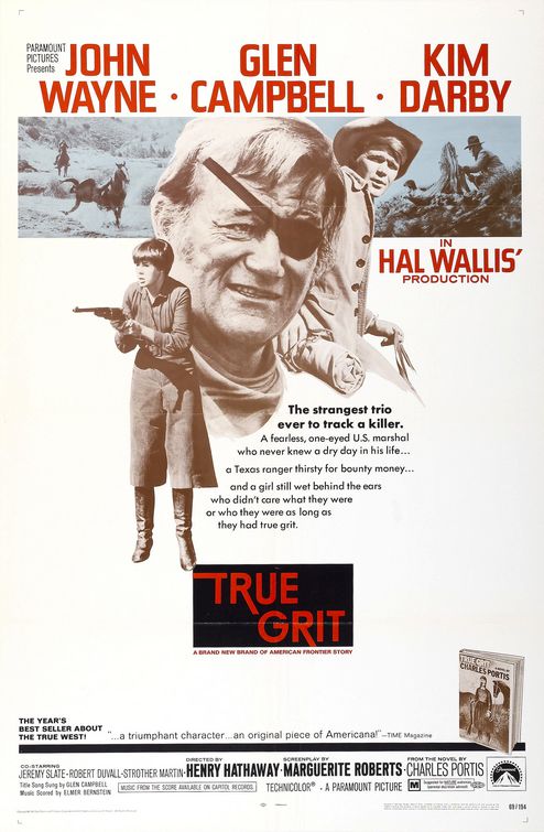 the movie poster: True Grit (1969)