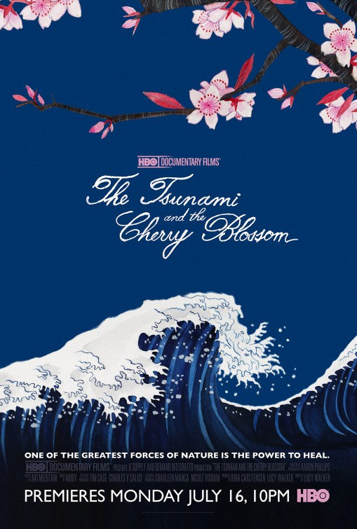 1000 piece jigsaw puzzle for tv poster: The Tsunami and the Cherry Blossom