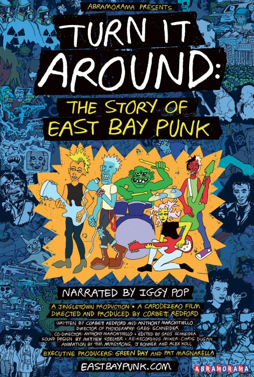 1000 piece jigsaw puzzle for the movie poster: Turn It Around: The Story of East Bay Punk (2017)