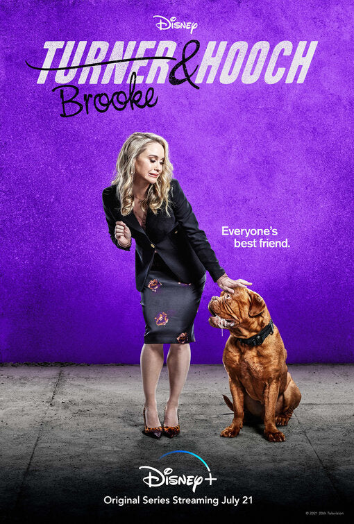 1000 piece jigsaw puzzle for tv poster: Turner & Hooch, ver6