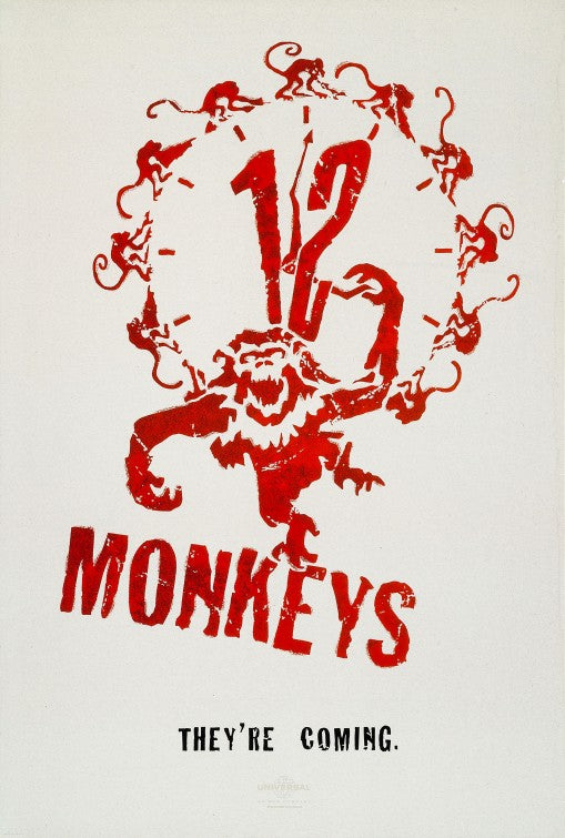 the movie poster: 12 Monkeys (1995) ver1