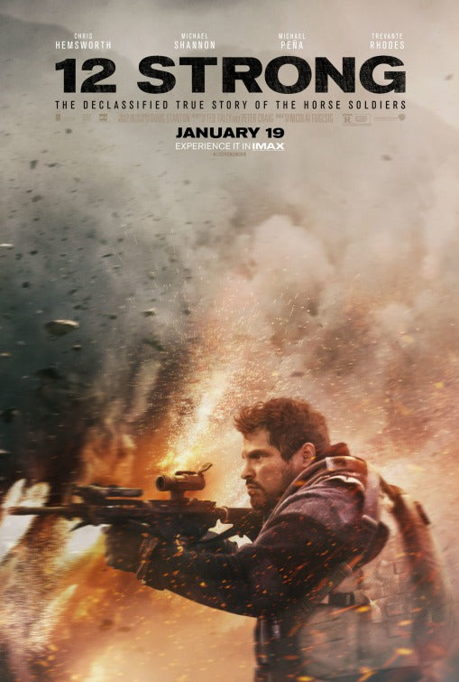 1000 piece jigsaw puzzle for the movie poster: 12 Strong (2018) ver7