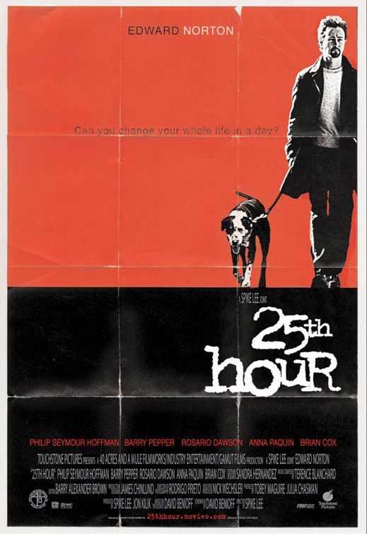 the movie poster: 25th Hour (2002)