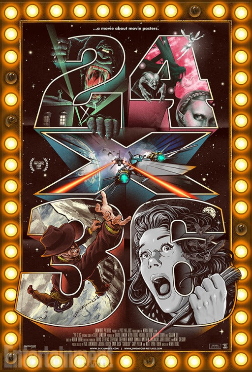 1000 piece jigsaw puzzle for the movie poster: 24X36: A Movie About Movie Posters (2016)