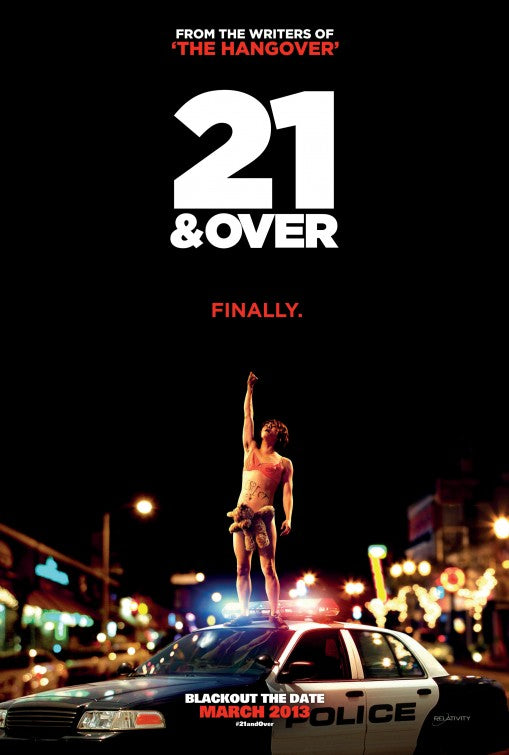 1000 piece jigsaw puzzle for the movie poster: 21 and Over (2013)