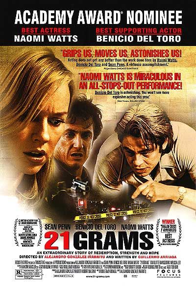 the movie poster: 21 Grams (2003) ver7