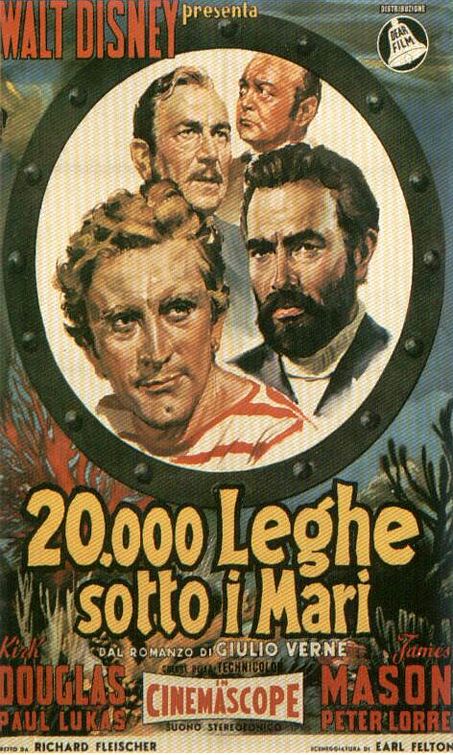 the movie poster: 20000 Leagues Under the Sea (1954) ver5