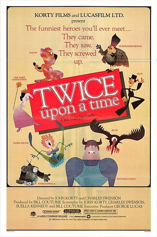 1000 piece jigsaw puzzle for the movie poster: Twice Upon a Time (1983)