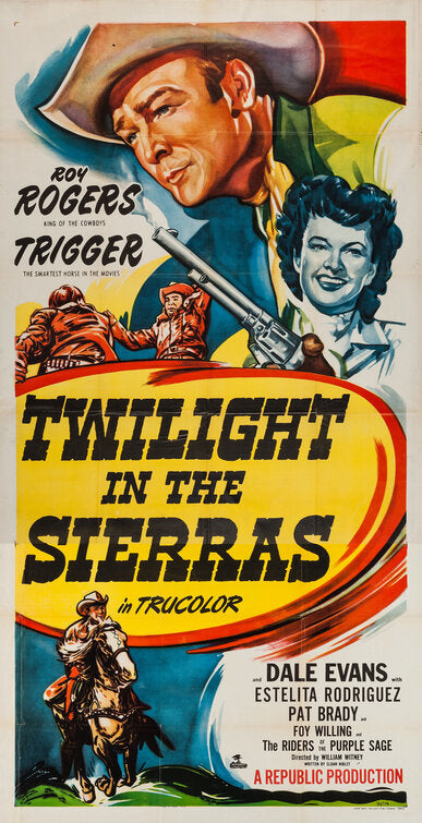 1000 piece jigsaw puzzle for the movie poster: Twilight in the Sierras (1950) ver2