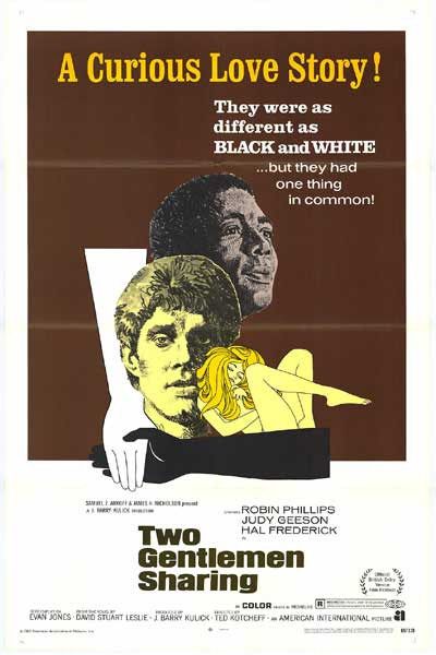 the movie poster: Two Gentlemen Sharing (1969)
