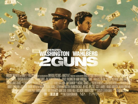 1000 piece jigsaw puzzle for the movie poster: 2 Guns (2013) ver2