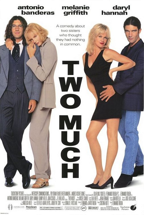 the movie poster: Two Much (1996)