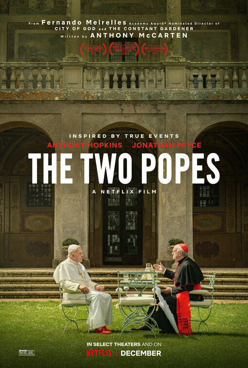 1000 piece jigsaw puzzle for the movie poster: The Two Popes (2019)