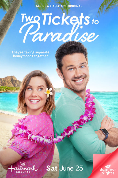 1000 piece jigsaw puzzle for tv poster: Two Tickets to Paradise