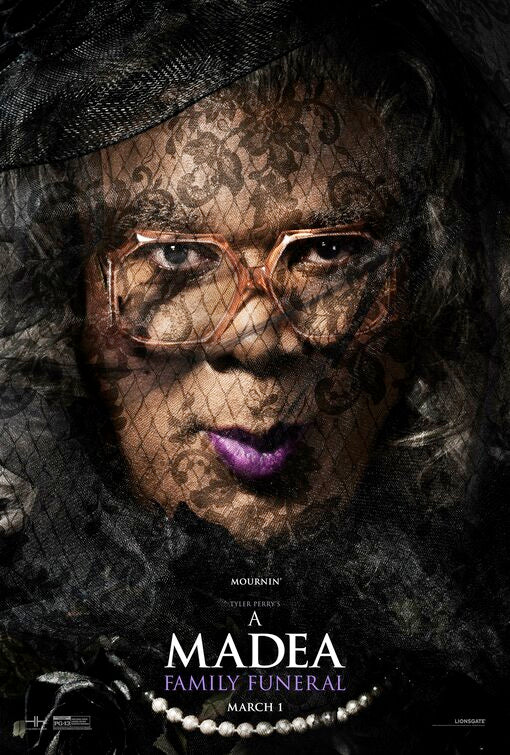 1000 piece jigsaw puzzle for the movie poster: Tyler Perry's a Madea Family Funeral (2019)