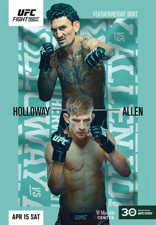 1000 piece jigsaw puzzle for tv poster: UFC Fight Night: Holloway vs Allen