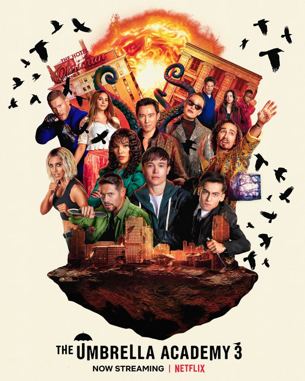 1000 piece jigsaw puzzle for tv poster: The Umbrella Academy, ver23