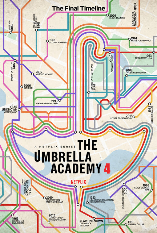 1000 piece jigsaw puzzle for tv poster: The Umbrella Academy, ver24