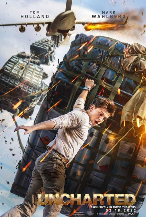 1000 piece jigsaw puzzle for the movie poster: Uncharted (2022) ver3