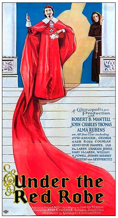 the movie poster: Under the Red Robe (1923) ver2