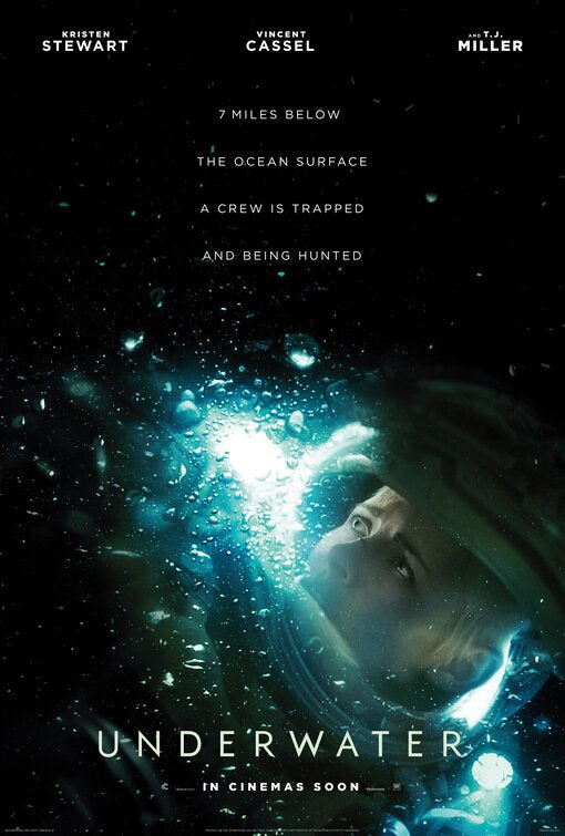 1000 piece jigsaw puzzle for the movie poster: Underwater (2020) ver3