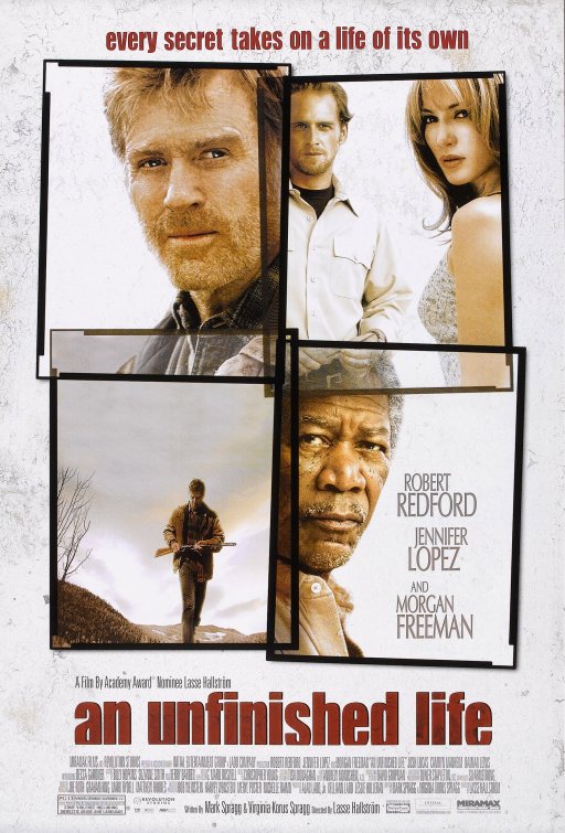 1000 piece jigsaw puzzle for the movie poster: An Unfinished Life (2005)