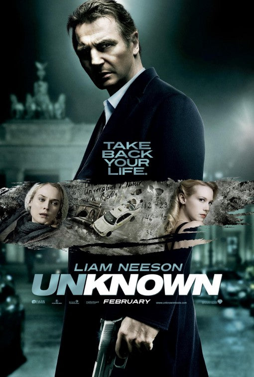 1000 piece jigsaw puzzle for the movie poster: Unknown (2011)