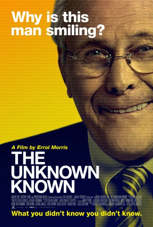 1000 piece jigsaw puzzle for the movie poster: The Unknown Known (2013)
